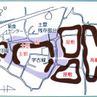 緒川城位置推定図