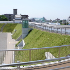 本丸内側清明櫓から富士見櫓高土塁白土塀を