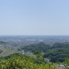 南城からの眺め。関東平野