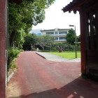 五島高校敷地内の石垣