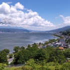 高島城跡方向の眺望