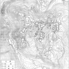 芥川山城案内図