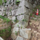 表中御門東側石垣の根石発掘調査現地