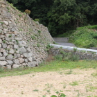 二の丸裏中御門左右の石垣