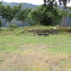天守台、本丸より