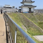 本丸土塁城から見た清明台