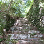 石積と階段