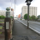 城下中津川に架かる「上ノ橋」