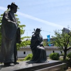 ⑥	細川忠興と玉（ガラシャ）像