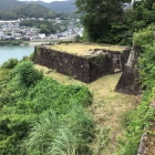 石垣と熊野川