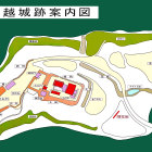 鳥越城跡案内図