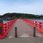 雄島へ続く朱塗りの雄島橋