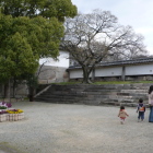 大手枡形雁木と土塀石狭間も有り