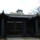 北仕切門と天守閣
