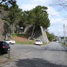 本丸東側月見櫓台と東御門跡
