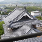 小天守閣屋根群大天守閣より