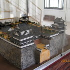 復元城郭模型吉田城本丸南大手側からの眺め