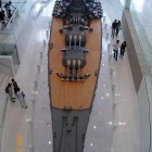 1/10戦艦大和模型艦首上部より