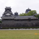 西出丸より宇土櫓大天守閣と小天守閣