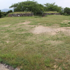 本丸内部と内の門石垣を大天守台より