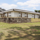 馬出門桝形馬屋曲輪側石垣、土塀