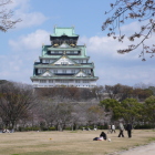 天守閣を西の丸から眺める