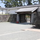 銅門桝形内仕切り門を同桝形内部より
