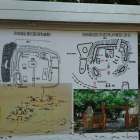 境内にあった縄張り図