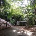 本丸と神明社の間の堀切
