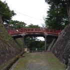 本丸と二の丸の間の堀切