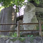 ③	北岡神社（薩軍陣営跡の碑）