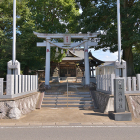 役所跡北側にある天満宮