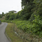 惣堀土塁・館林第一中学校北側