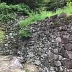 館跡に残る石垣