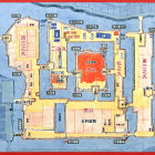 尼崎城跡縄張り図