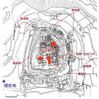 千畳敷遺構配置図