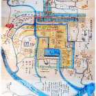 庭瀬陣屋町古絵図（戸川時代）
