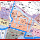尼崎城跡今昔図