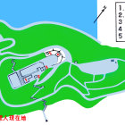 川之江城跡案内図