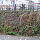 市ヶ谷門の土橋土台部分の石垣