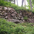 二の丸東斜面の石垣