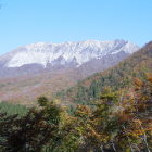 大山鍵掛峠の北壁と紅葉、2006_11_03