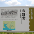 市野砦案内板