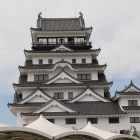 天守閣南面イベントテント越し