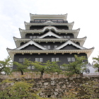 天守閣北面鉄板張