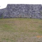 二の郭正面東側の出隅の様な城壁