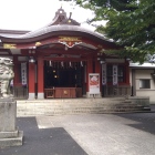 旗岡八幡神社の拝殿