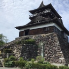 天守を正面から