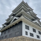 天守北側の鉄板張り