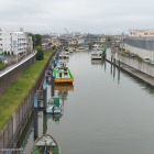 浦安橋から旧江戸川の分流部分を眺望